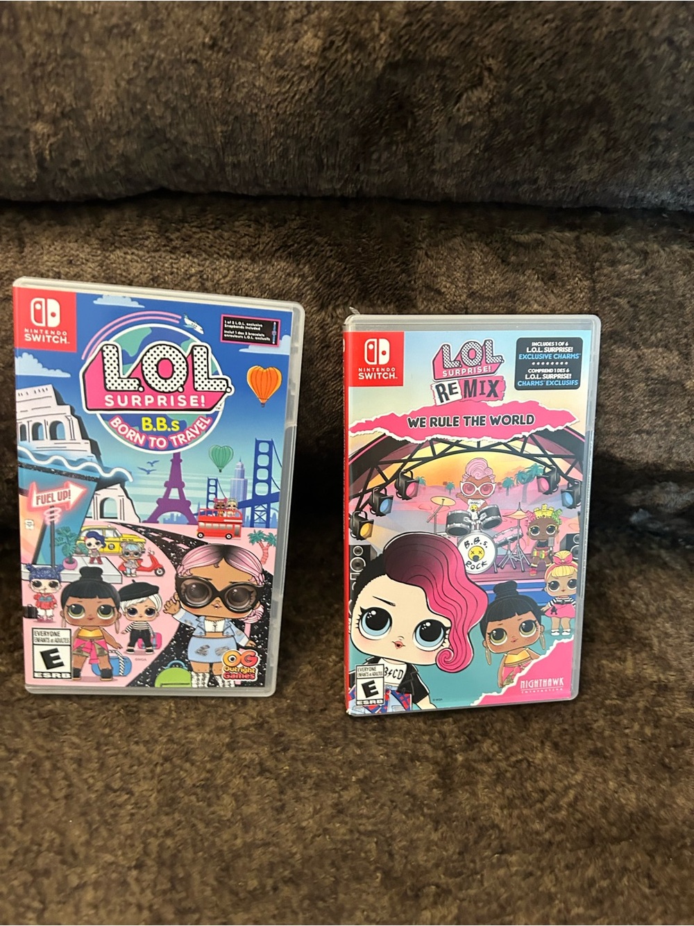 L.O.L. Surprise! Nintendo Switch Game Pair – Pink & Blue Cover Art